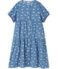 tsumori chisato SLEEP ツモリチサト ワンピース 綿100%(本体) 楊柳素材 5分袖 半袖 ロング丈 レディース UNT121 /ワコール