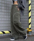 WEGO 【ユニセックス着用ITEM/ウエストゴム】イージーパイピングカーゴパンツ