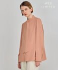 BEIGE， 【WEB限定・洗える】MIRABEAU / 2WAYストレッチボウタイブラウス
