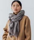 23区 シルケットウール グレンチェック柄 ストール