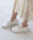 Bridget Birkin 【Bridget Birkin】ビジューバックルニットスニーカー