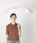 MOONBAT 【 遮光率100％/遮熱/UV/軽量】PAUL&JOE ACCESSOIRES(ポール&ジョー) 晴雨兼用日傘 クリザンテーム 総柄 花柄 折りたたみ傘