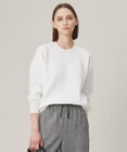 ICB 【WEB限定カラーあり・洗える】コットンポリエステルスムース  ニットプルオーバー