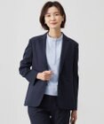 J.PRESS LADIES L 【セットアップ対応】セルロースリネンストレッチ テーラード ジャケット