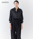 23区 S 【エステータ】シルクサテン シャツ