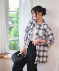 WEGO 【2025年秋冬新作/SMLサイズ展開/ユニセックス着用ITEM】オンブレチェックネルシャツ（LS）