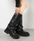 WEGO シャーリングカバーロングブーツ