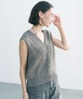 UNFILO テープヤーンニット ベスト