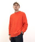 J.PRESS YORK STREET 【UNISEX】アランケーブル クルーネック ニット