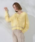 YECCA VECCA シアーMIXカーディガン