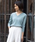 ICB 【WEB限定カラーあり・洗える】シンセティックハイゲージ Vネックプルオーバー