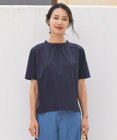J.PRESS LADIES L 【接触冷感】プレーティングジャージー モックネック カットソー