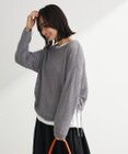 Green Parks サイドシャーリング透かし編みニットプルオーハ