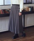 earth music&ecology サイドバックルプリーツスカート