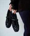 BEIGE， 【一部店舗限定】HENRI EN VARGO / MATHILDE スパンコールメリージェーン