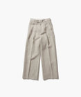ATON LINEN OXFORD | ストレートパンツ