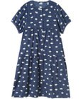 tsumori chisato SLEEP ツモリチサト ワンピース 綿100%(本体) 楊柳素材 5分袖 半袖 ロング丈 レディース UNT121 /ワコール