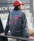 WEGO 【ユニセックス着用ITEM/MLサイズ展開】ヴィンテージライクグラフィックT（LS）