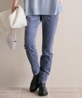 23区 【洗える】23区DENIM ベルベットストレッチ スキニーパンツ