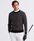 23区GOLF 【MEN】モノグラムジャガードニット