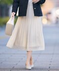 ANY SIS L 【洗える】シャイニープリーツ スカート