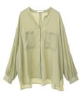 Green Parks サラフレブラウス（無地）