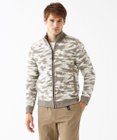 JOSEPH ABBOUD MOUNTAIN 【UNISEX】ラムウール×モールカモフラ フルZIPニット
