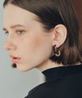 YECCA VECCA メタルボールフープピアス