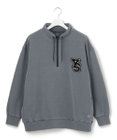 J.PRESS YORK STREET 【UNISEX】ハーフZIPスタンドネック トレーナー