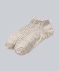 WHITE MAILS 【UNISEX】PAPER SLUB ANKLE ソックス
