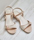 ANY SIS 【美人百花7月号掲載】バックルポイントプチウェッジ サンダル