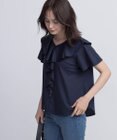 組曲 L ブラウスライクラッフル カットソー