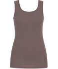 Wing インナー オーガニックコットン100％(身生地) ブラがひびきにくい 【綿の贅沢 オーガニック リブタイプ】 ノースリーブ タンクトップ EL1161 ウイング／ワコール