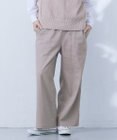J.PRESS YORK STREET 【WOMEN】コットンリネン　ワイドパンツ
