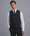 GOTAIRIKU 体温調整に【洗える/チクチクしにくい/ピリングしにくい】イタリア糸 ハイゲージ ベスト_WOOL100%