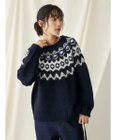 CRAFT STANDARD BOUTIQUE 求心柄ニットプルオーバー