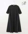 23区 L 【R(アール)】ナイロンタフタドッキング ニットワンピース