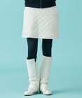 23区GOLF レディな防寒アイテム【WOMEN】ダイヤキルト 中綿スカート 保温性◎寒い朝に最適