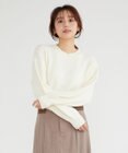 Feroux 【洗える】クルーネックニット プルオーバー
