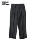 J.PRESS MEN 【J.PRESS ORIGINALS】PEPPIN MERINO SAXONY PIPED STEM TROUSERS / JAPAN MADE