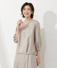 J.PRESS LADIES S 【セットアップ対応・洗える・UVケア・速乾】OXIJEWELストレッチ ブラウス