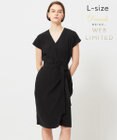 BEIGE， 【WEB＆一部店舗限定・L-size】CINDY / ラップドレス
