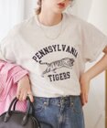 WEGO 【ANGIE VINTAGE】カレッジロゴプリントTee