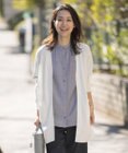 J.PRESS LADIES L 【洗える】COTTON MODAL Vネック カーディガン
