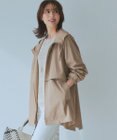 23区 S 【洗える/撥水加工】ナイロン2WAYストレッチ フーデットアウター