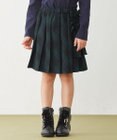 ANY KIDS チェックプリーツスカート