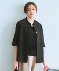 ICB L 【WEB限定カラーあり】 FluidBackSatin バンドカラーシャツ