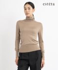 23区 S 【エステータ】シルクリブ タートルニット