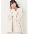 earth music&ecology ロングシャギーＶネックカーディガン