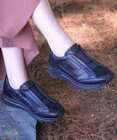 INTER-CHAUSSURES 【BUSSOLA】撥水サイドジップスニーカー